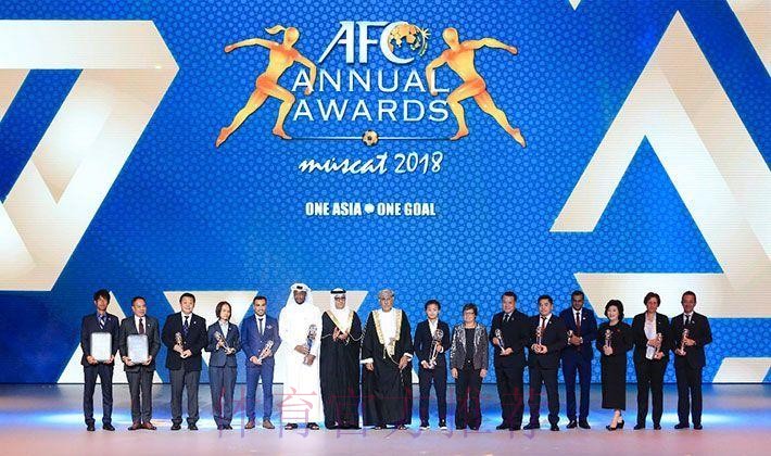 中国足协蝉联亚足联“草根足球激励级协会”奖